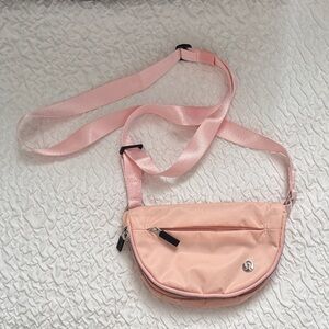 Lululemon All Night Festival Micro Blush Crossbody Bag